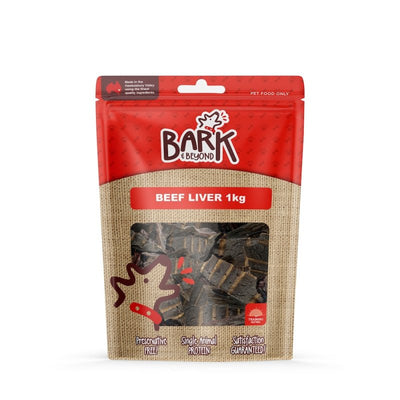 Bark and Beyond BEEF LIVER 1KG - Just For Pets Australia