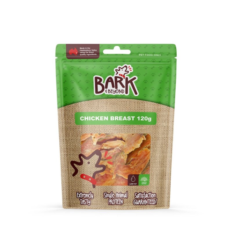 Bark and Beyond CHICKEN BREAST 120G ***