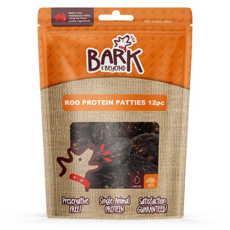 Bark and Beyond ROO PROTEIN PATTIES 12PC