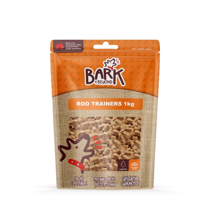 BARK & BEYOND KANGAROO TRAINERS 1kg