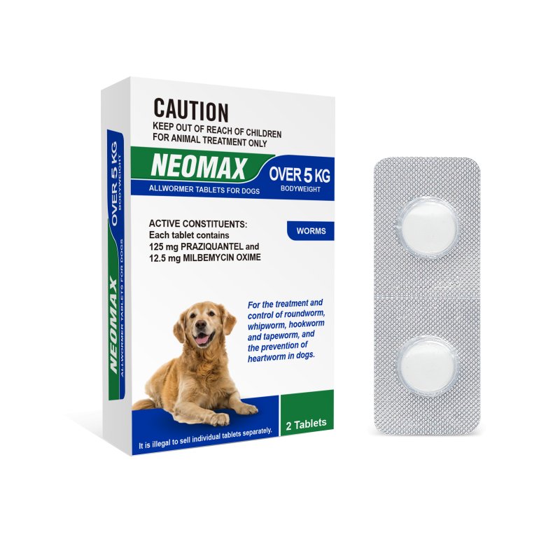 Neomax Allwormer for Dogs over 5kg 2pk