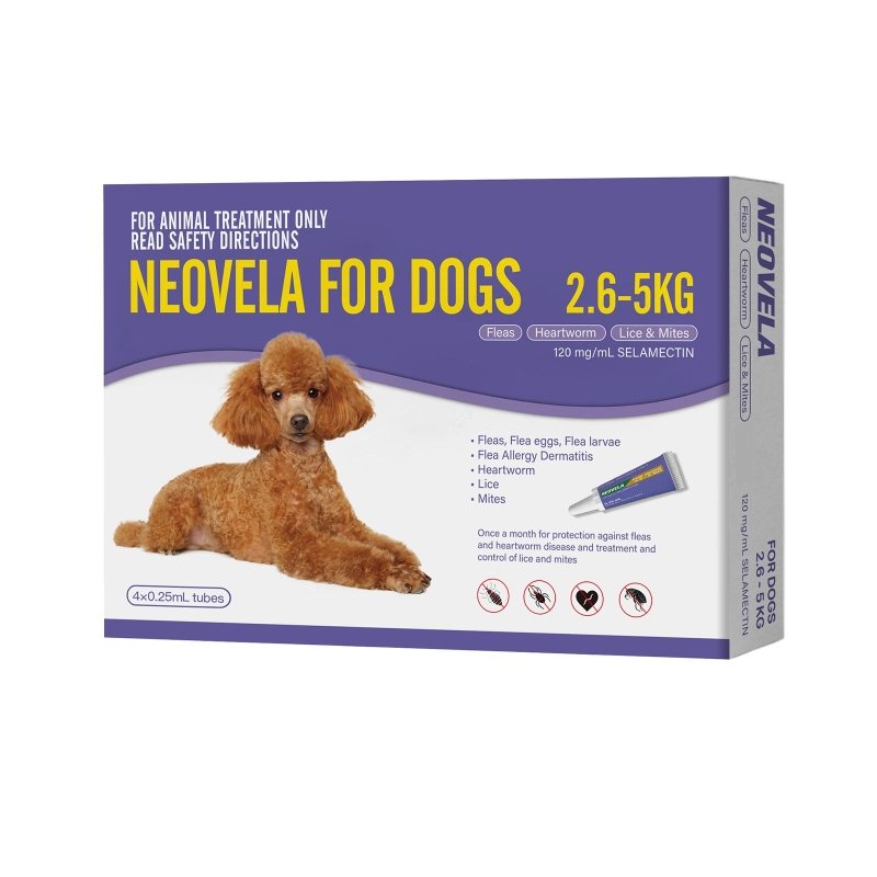 Neovela For Dogs 2.6-5kg 4 Pack