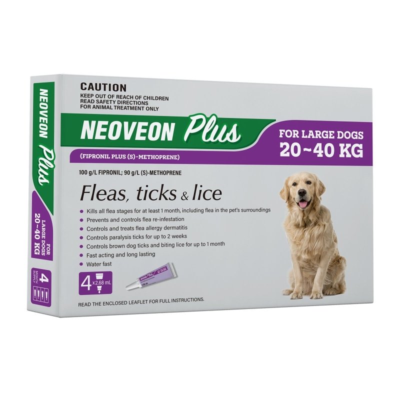 Neoveon Plus For Large Dogs 20-40kg 4 Pack