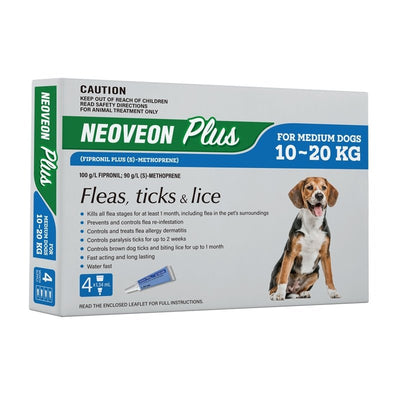 Neoveon Plus For Medium Dogs 10 - 20kg 4 Pack - Just For Pets Australia