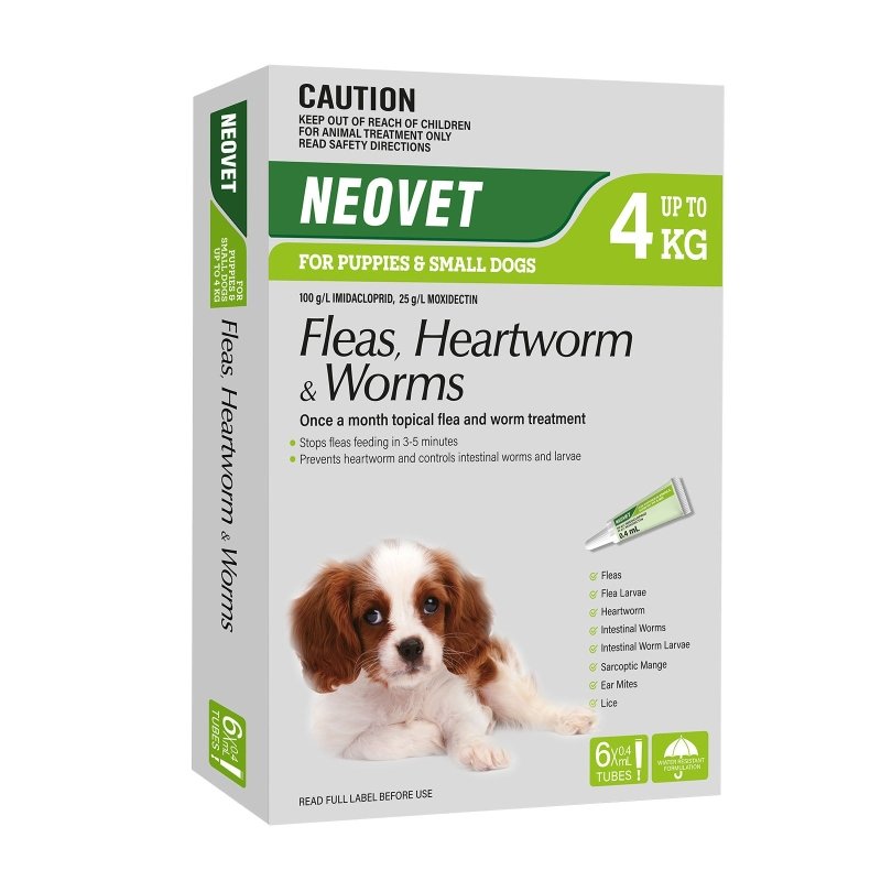 Neovet for Small Dogs & Puppies up to 4kg