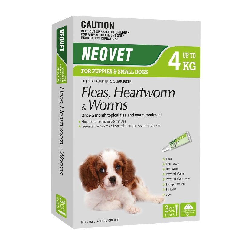 Neovet for Small Dogs & Puppies up to 4kg