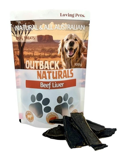 Outback Naturals BEEF LIVER 100g - Just For Pets Australia