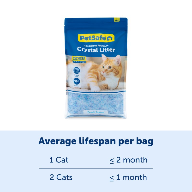 ScoopFree® Premium Fresh Crystal Litter, 3.6 kg