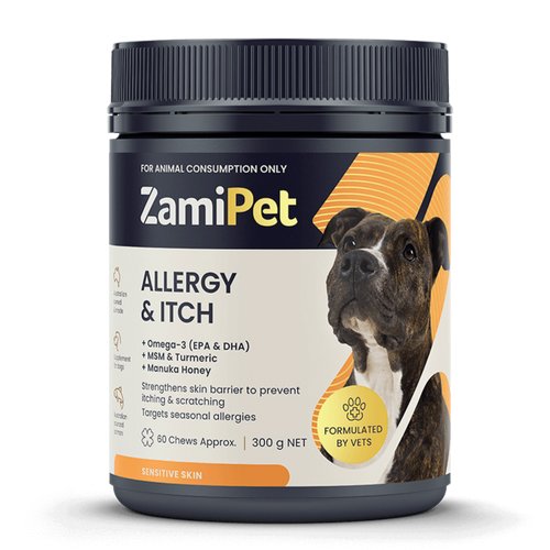 ZamiPet Allergy & Itch Supplement for Dogs 60 Chews