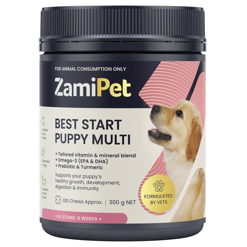 ZamiPet Best Start Puppy Multi Vitamin 60 Chews