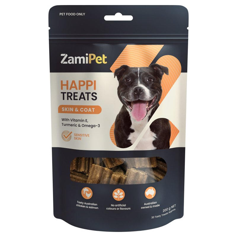 ZamiPet HappiTreats Skin & Coat 30 Chews