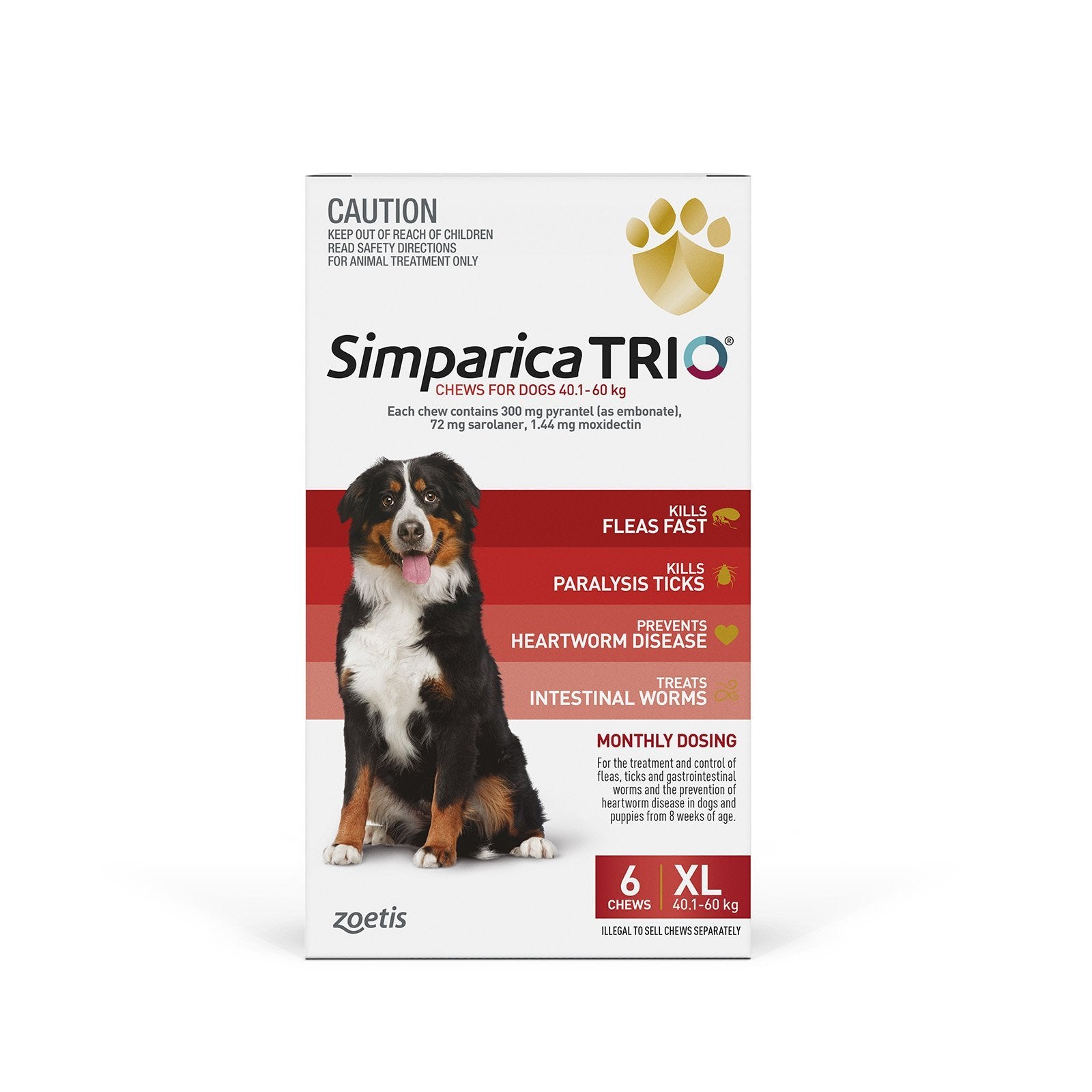 Simparica Trio 40.1kg - 60kg