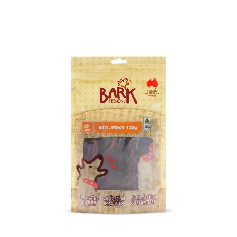 Bark and Beyond ROO JERKY 120G ***