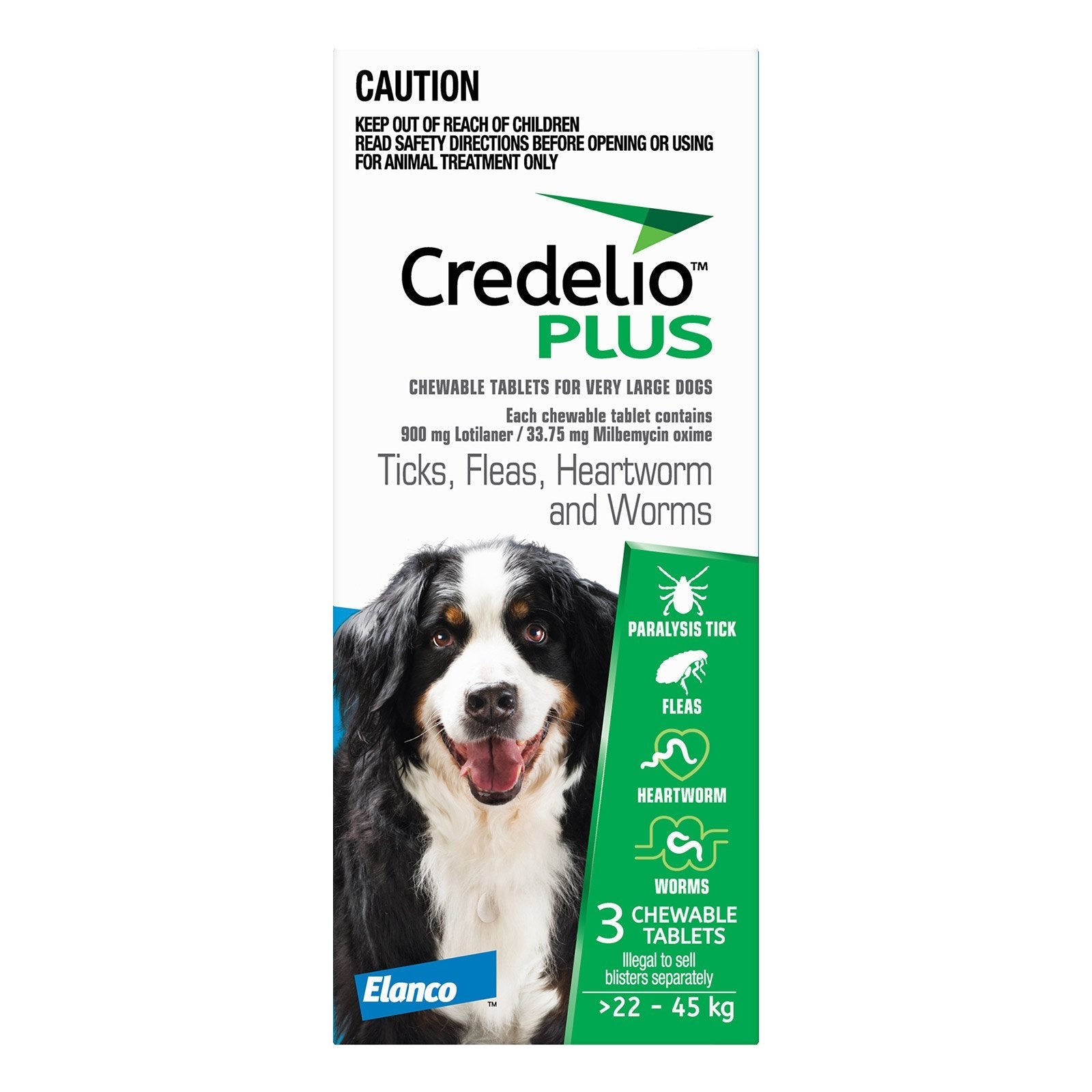 Credelio PLUS 22kg - 44kg