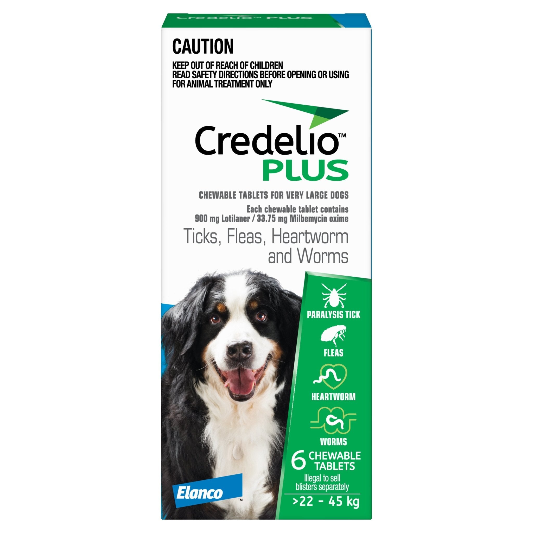 Credelio PLUS 22kg - 44kg