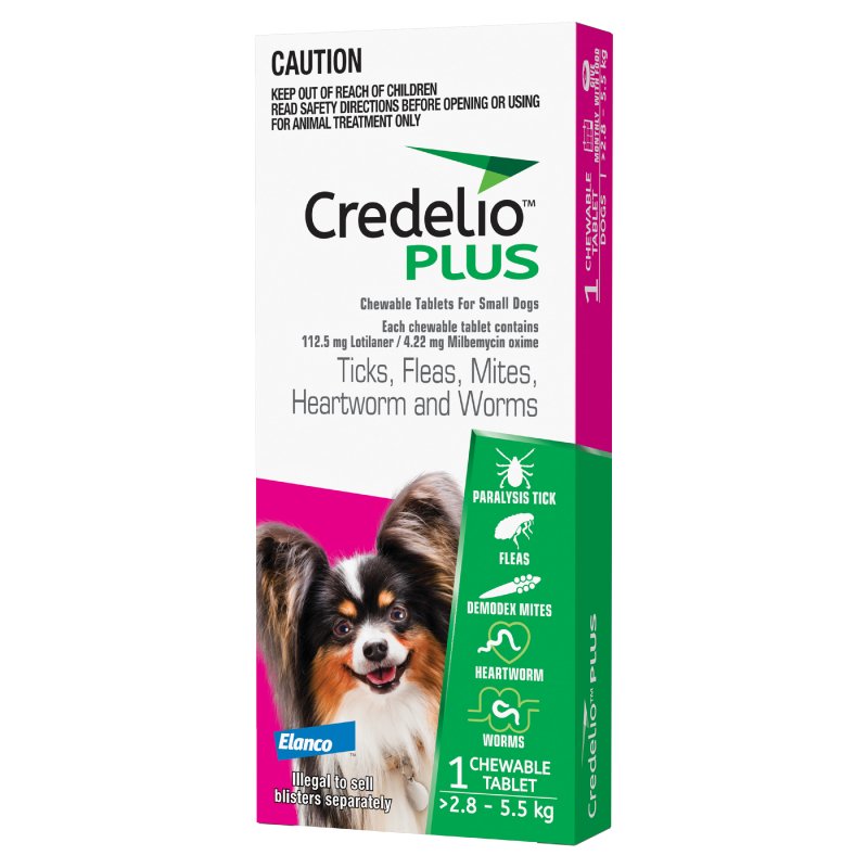 Credelio PLUS 2.8kg - 5.5kg