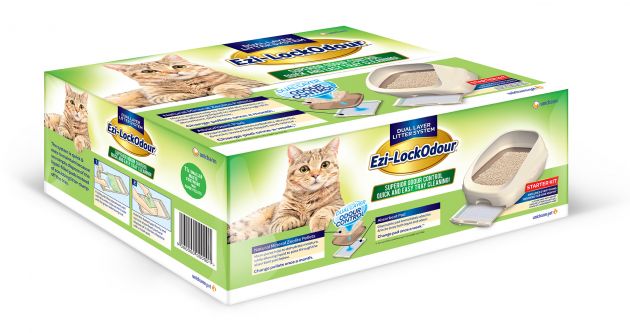 EZI-LOCKODOUR DUAL LAYER CAT LITTER SYSTEM