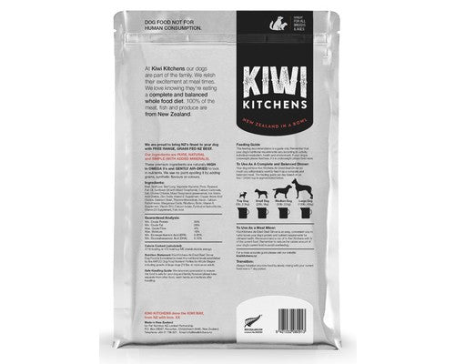 KIWI KITCHENS AIR DRIED BEEF DOG DINNER