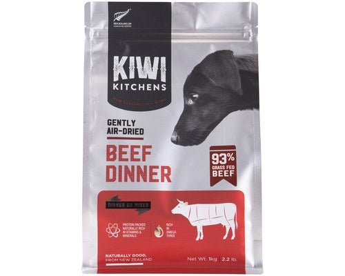 KIWI KITCHENS AIR DRIED BEEF DOG DINNER