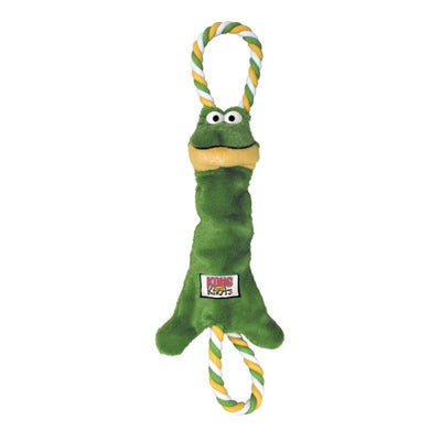 KONG Tugger Knots Frog - Just For Pets Australia