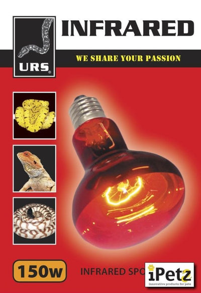 URS INFRARED SPOT LAMP 150W - Just For Pets Australia